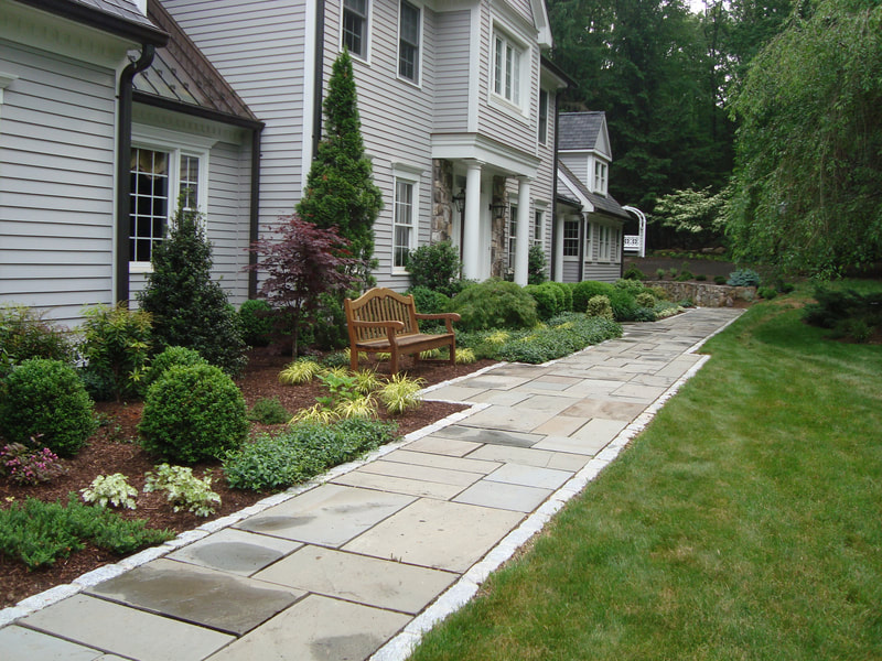 Front yard design westport ct